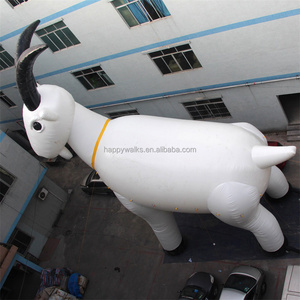 Customized giant white goat inflatable advertising airtight air model cartoon products