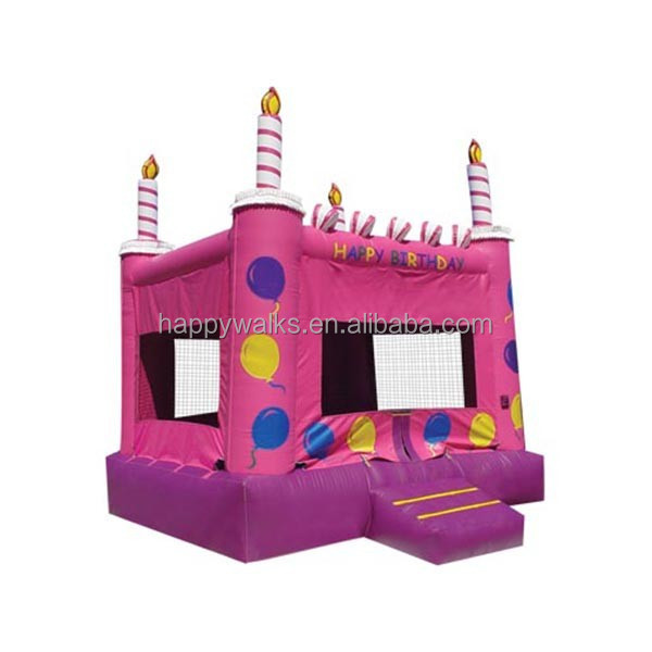 Wholesale Hot Sale bouncy castle commercial jumping castle birthday cake shape bouncer house