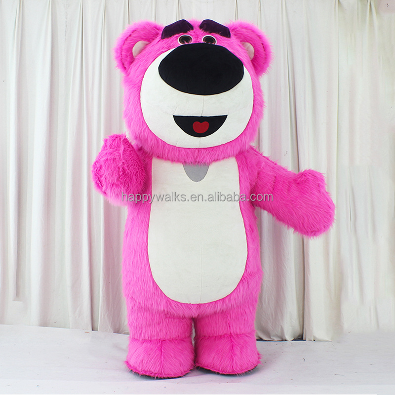 Funny Inflatable pink bear Costume inflatable costumes customized style Costume walking bear mascot