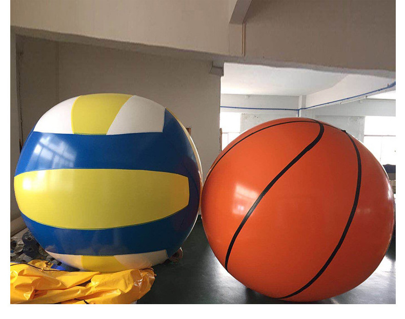 Custom Logo Giant Inflatable Volleyball Decorative Football Model Giant Inflatable Volleyball Balloon