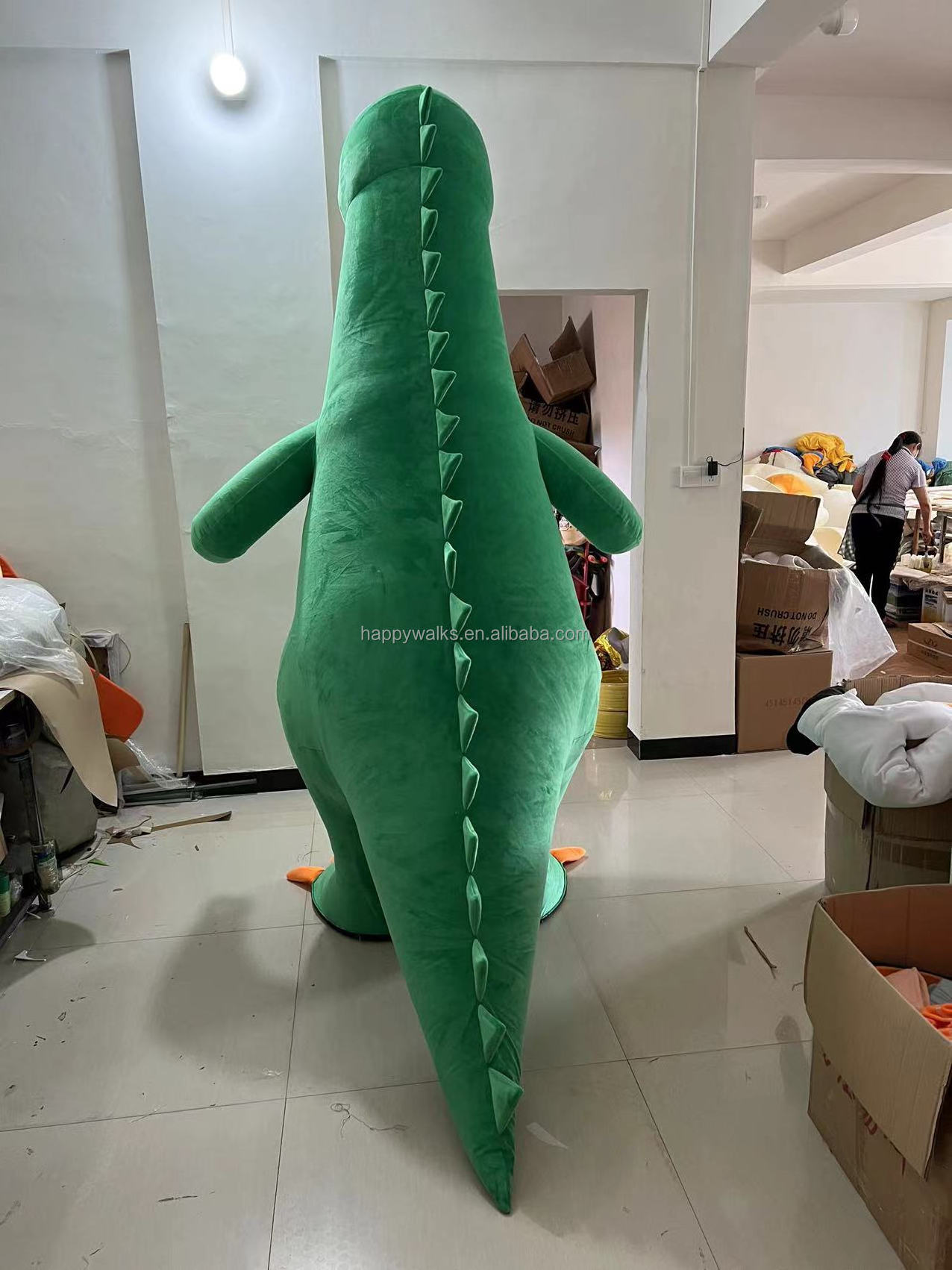 Inflatable green dinosaur Costume inflatable costumes customized inflatable animal Costume dinosaur walking mascot