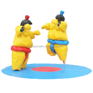 Kids and adults foam padded sumo suits, sumo wrestling costume suits with mat