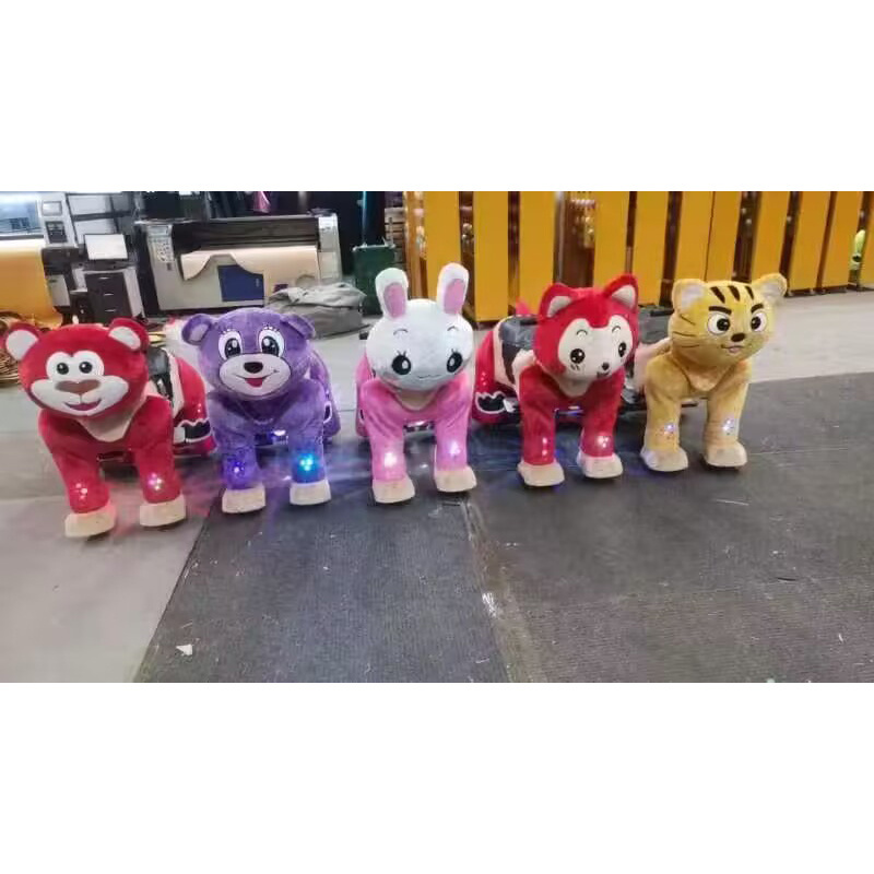 Electric ride on unicorn riding horse pony toy for children for Mall Walking Animal Entertainment