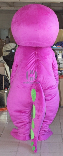 Factory Price CE Barney Mascot Costume for Adults for Party Supplies