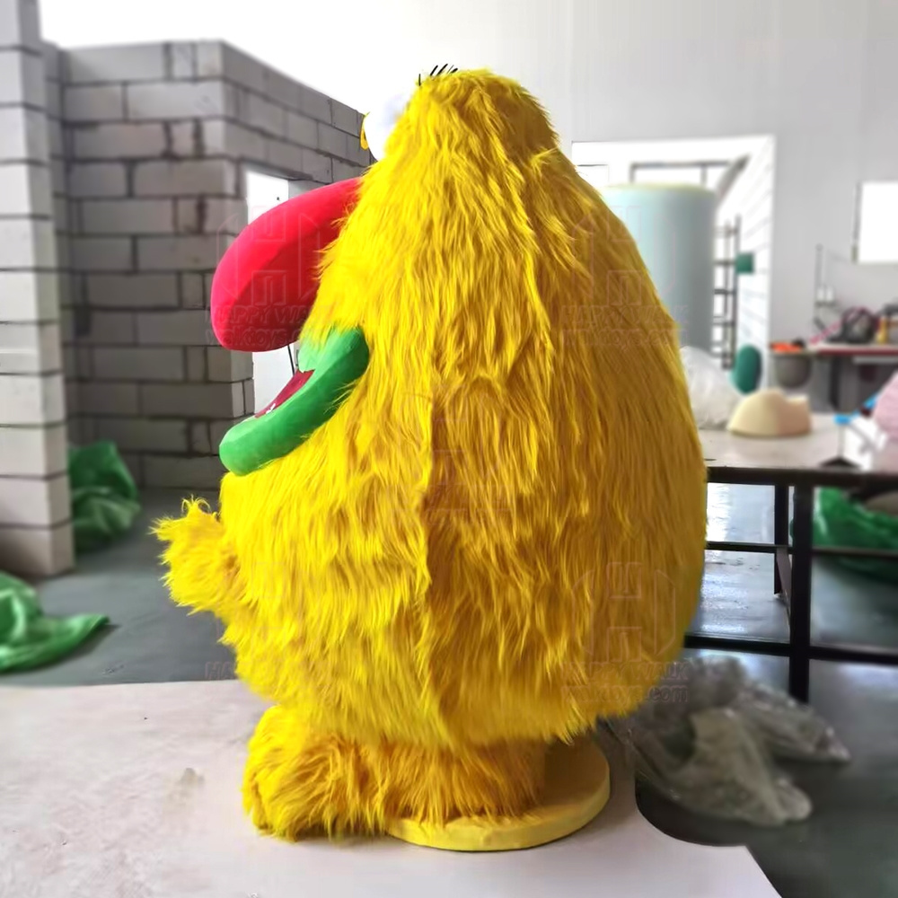 New product Customized Inflatable yellow  inflatable monster plush cartoon Cosplay walking Animal inflatable mascot costume