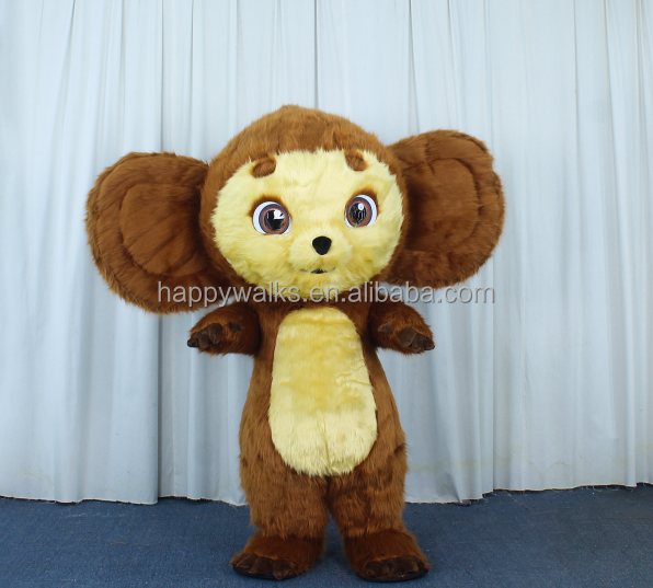 Happy Walk Inflatable monkey Mascot Costume 2.6m Custom Cosplay Mascote Theme Fancy Dress Carnival MOQ 1 costume