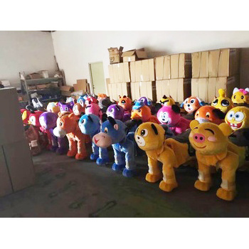 Kids electric ride on animated dinosaur motorized electric animal ride for shopping mall