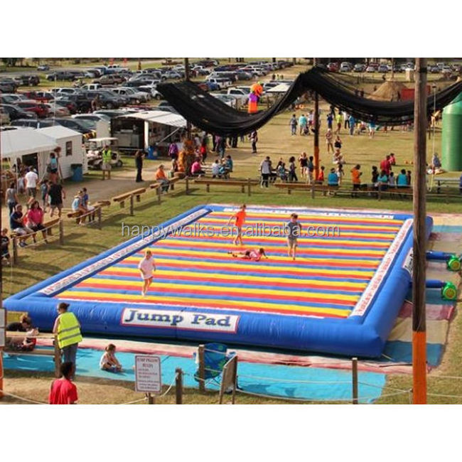 Custom Jump Pads Outdoor Inflatable Jumping Pad For Adults And Children