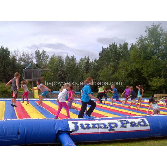 Custom Jump Pads Outdoor Inflatable Jumping Pad For Adults And Children