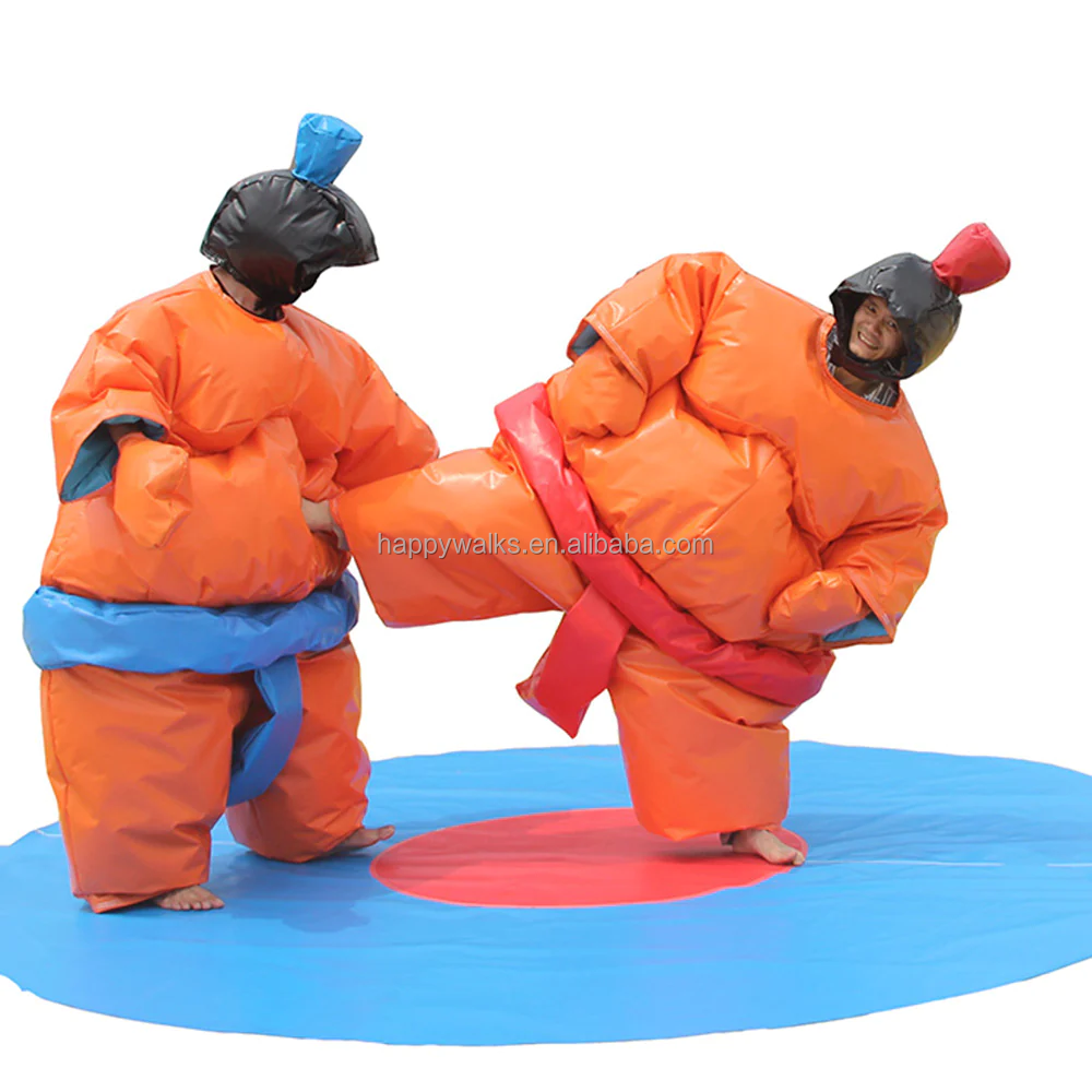 Professional Wrestling Sumo Suit Adult SET Wrestler Dress Gloves Floor Mat