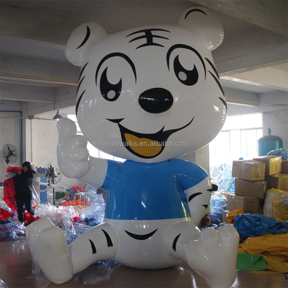 Customized giant white goat inflatable advertising airtight air model cartoon products