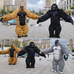 2.6m Inflatable King Kong Gorilla Mascot Costume Custom Anime Cosplay Mascotte for Carnival and Fancy Dress MOQ 1