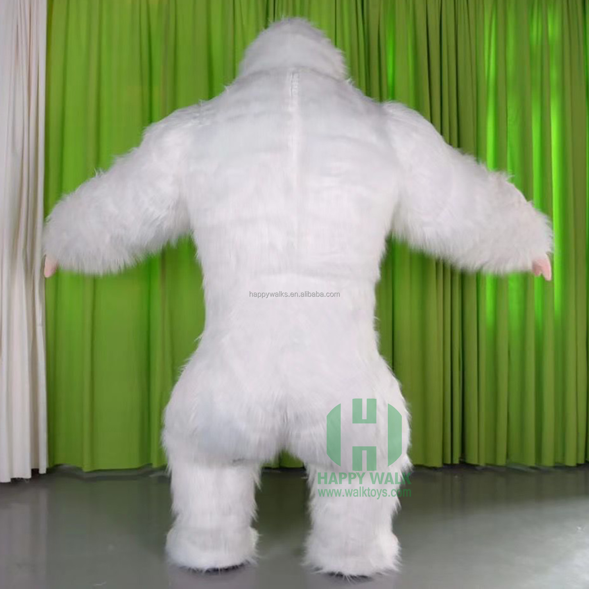 Newest Inflatable King Kong Gorilla Mascot Costume Moving Panda and Gorilla Suits for Halloween Party