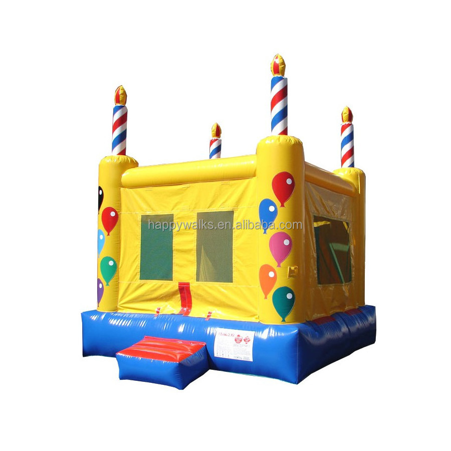 Wholesale Hot Sale bouncy castle commercial jumping castle birthday cake shape bouncer house