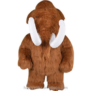 Happy Island Performance animal mascot costume/mascot/inflatable costume mammoth Costume for Funny Parade Show