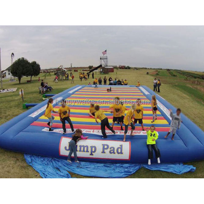 Custom Jump Pads Outdoor Inflatable Jumping Pad For Adults And Children