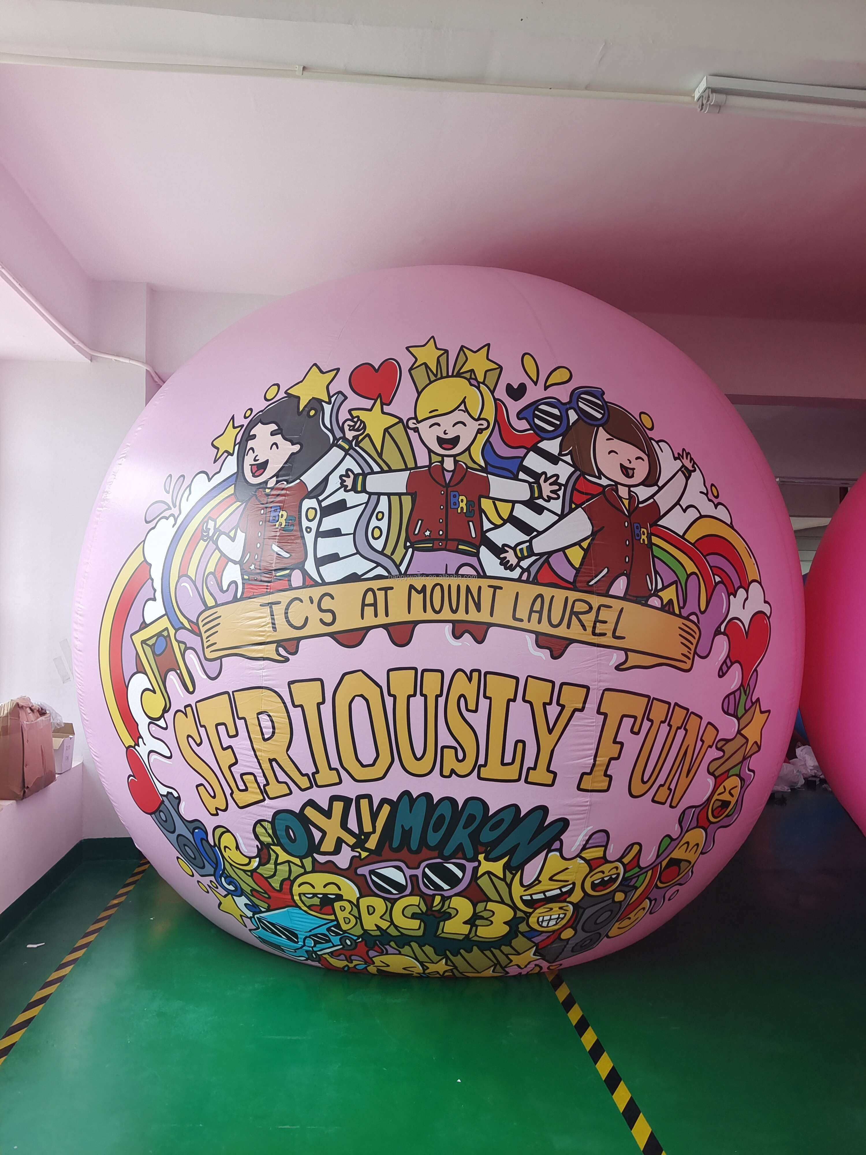 Advertising giant advertising helium ball  round 3m Diameter inflatable ball for advertising