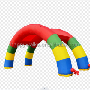 Multicolor advertising rainbow inflatable double arch Inflatable arch for decoration events