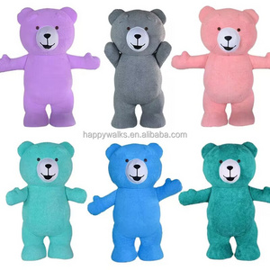 Customize Inflatable Teddy Bear colorful Inflatable Costume 2.6/2/3m Cosplay Costume Mascot teddy bear inflatable