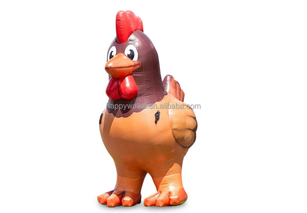 Giant Inflatable  Cartoon Model Inflatable Chicken Balloon/Inflatable Animal Model For Sale