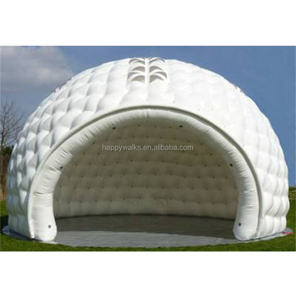 Wholesale Inflatable Dome Projection Planetarium Cinema Tent yellow Inflatable Igloo Tent For Rental