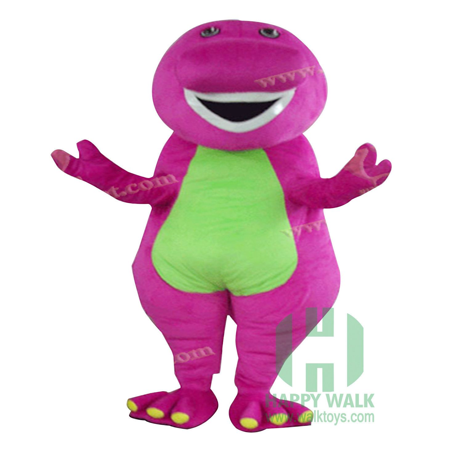 Factory Price CE Barney Mascot Costume for Adults for Party Supplies