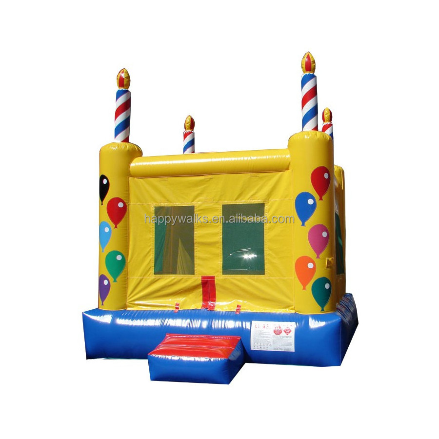 Wholesale Hot Sale bouncy castle commercial jumping castle birthday cake shape bouncer house