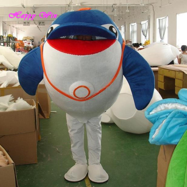 high quality dolphin mascot costume,cute dolphin costume,party dolphin mascot