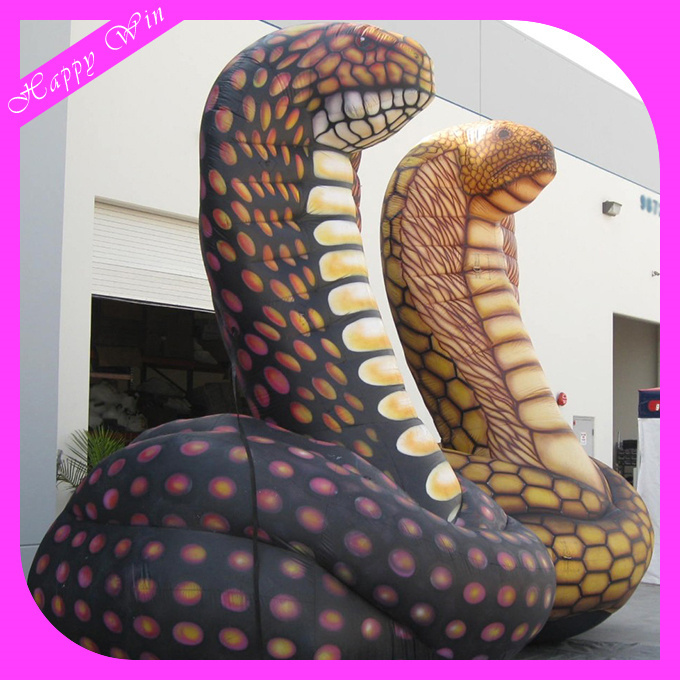 Vivid Inflatable snake advertising inflatable snake model for promotion