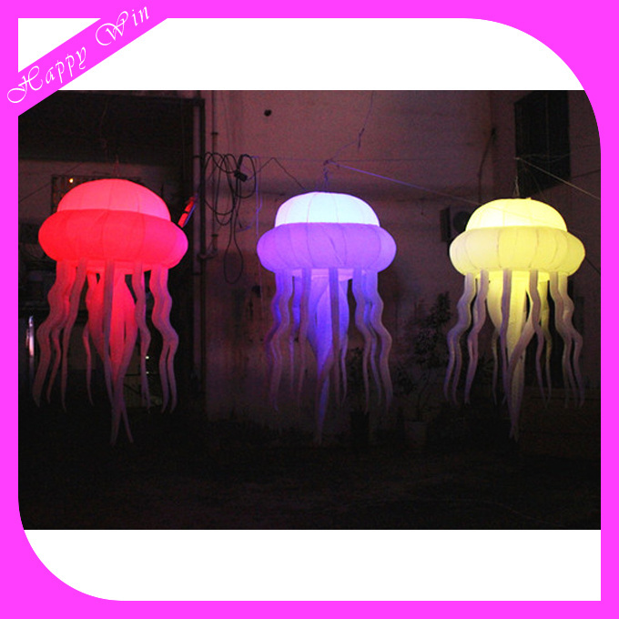 Attractive Led Lighting Decorating Inflatable Jellyfish Balloon wedding lighted balloons