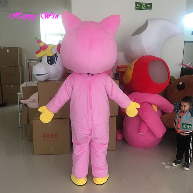 Lovely pink pig costume adult mascot Customized sexy adult pig mascot costume