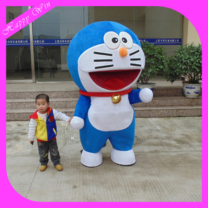 Japan popular cartoon character doraemon mascot costume