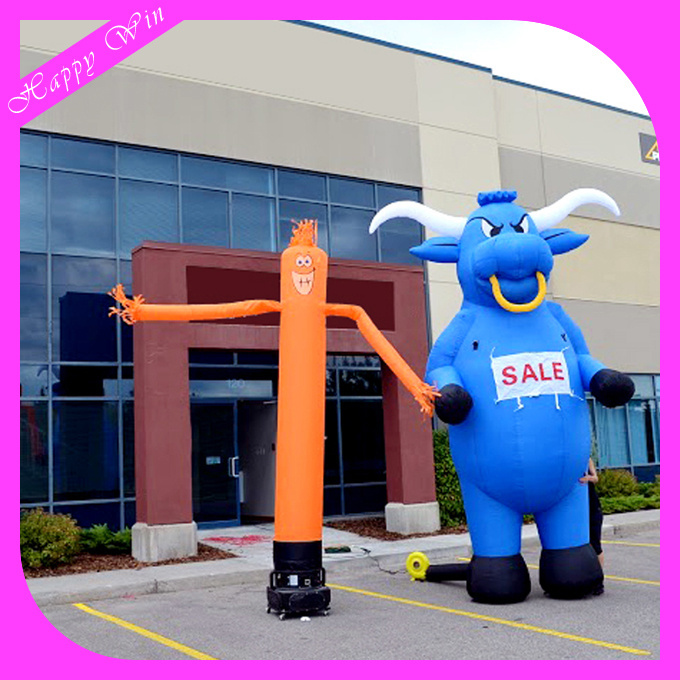 Different Color Inflatable Air Dancer Small Mini Air Dancers With SALE Printing For Advertising