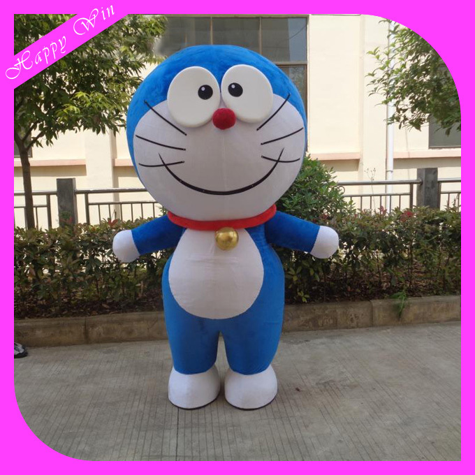 Japan popular cartoon character doraemon mascot costume