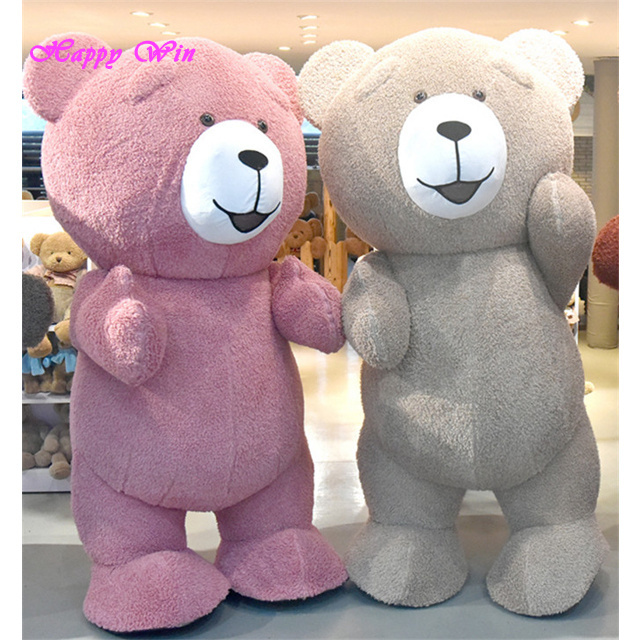 Valentine bear mascot costume,new teddy bear mascot costumes PP cotton filled body EVA head cartoon teddy bear costumes