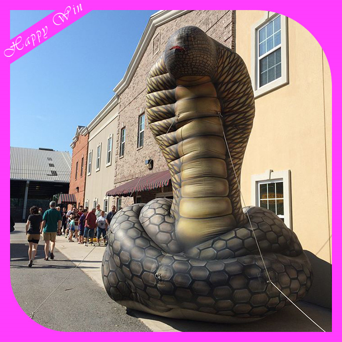 Vivid Inflatable snake advertising inflatable snake model for promotion