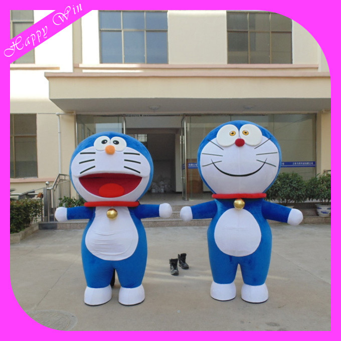 Japan popular cartoon character doraemon mascot costume