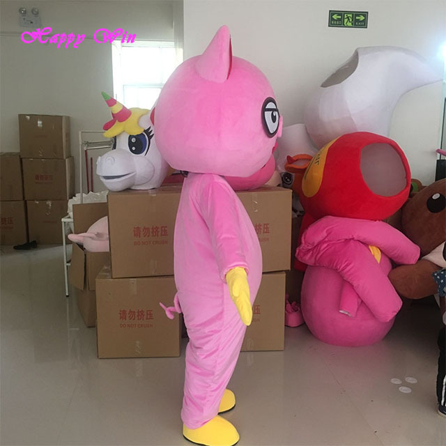 Lovely pink pig costume adult mascot Customized sexy adult pig mascot costume