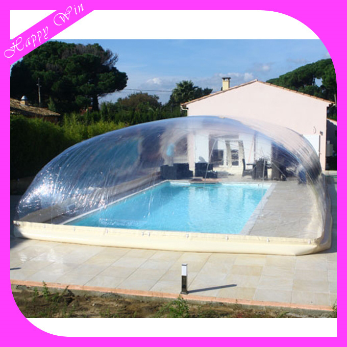 Giant inflatable swimming pool cover tent clear inflatable bubble dome tent for garden