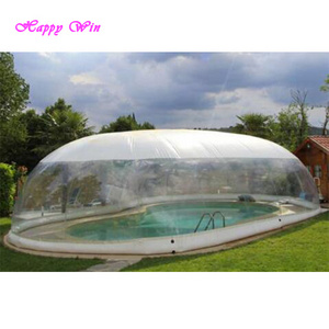 Giant inflatable swimming pool cover tent clear inflatable bubble dome tent for garden