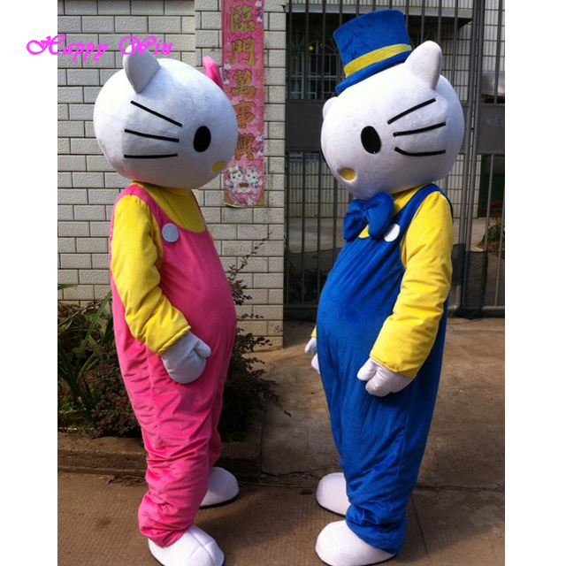 Hot Promoting Hellokitty Plush character costume,Funny Cartoon Hellokitty Mascot Costume