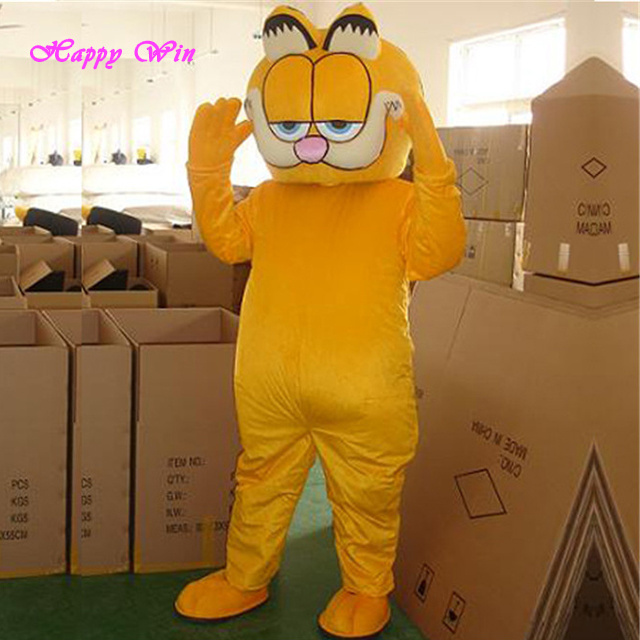 New fur cat mascot costume/ plush fabric cat mascot