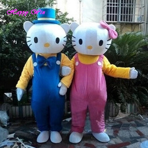 Hot Promoting Hellokitty Plush character costume,Funny Cartoon Hellokitty Mascot Costume