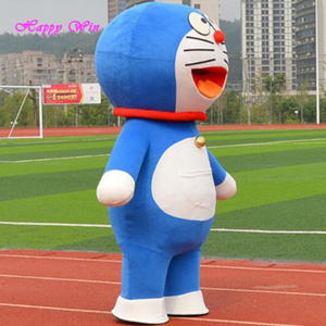 Hot selling Janpan cartoon mastcot soft plush doraemon mascot costume for adults