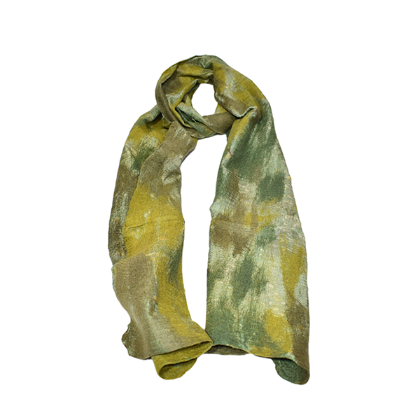 Torquise Saree and merino wool mixed scarf/Hot selling merino wool and silk saree mixed scarf/Hand Made scarf