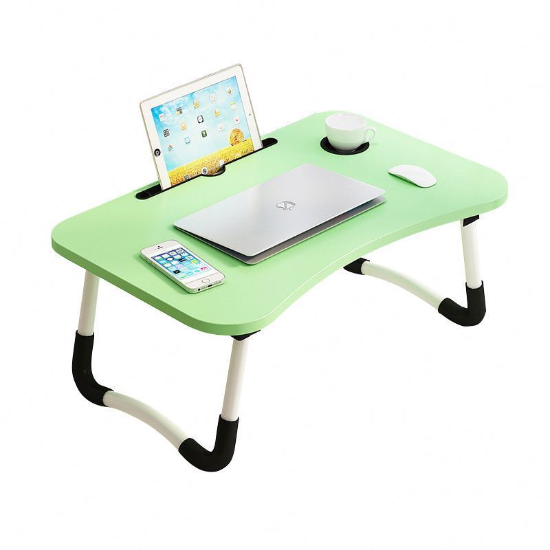 Laptop Stand Desk Table for Bed with Tablet Holder Slot, Bingkers Foldable Standing Bed Trays Lap Desk for Laptop