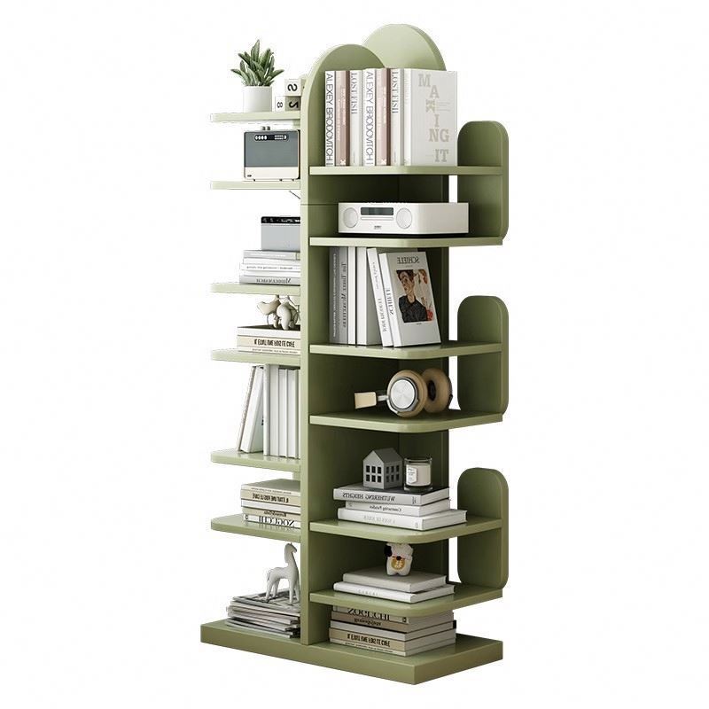 Best-Selling New Living Room Furniture Simple Cactumulti-Layer Wooden Storage Rack, Bookshelf,Kids Bookcase