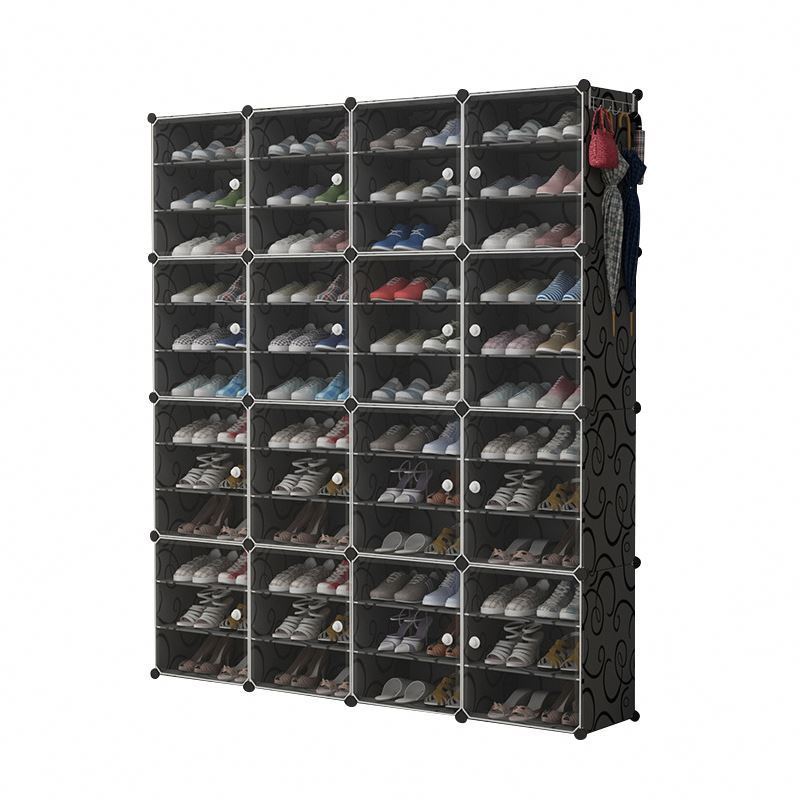 Organizer Closet 6 Tiers Tall Shoe Rack Storage Free Standing Narrow Vertical Shoe Shelf For Home