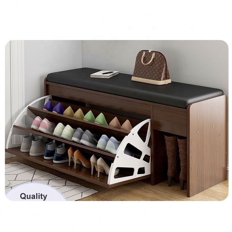 Simple And Narrow Multifunctional Shoe Bench Shoe Cabinet Stable And Non-Shaking Storage Rack