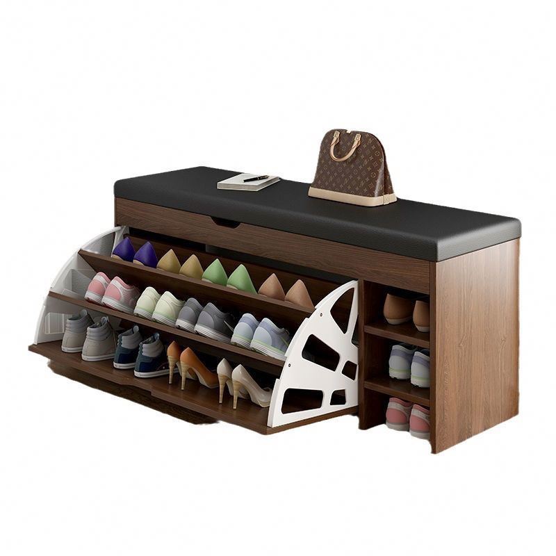 Japanese Style Women Men Shoes MDF Storage Shoe Cabinet